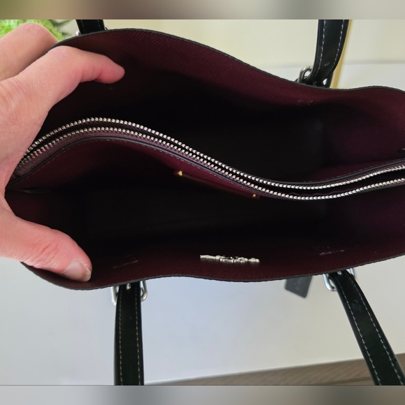 Coach Mollie Satchel Crossbody Bow Print + Authentic Coach Leather Bow Charm - Picture 11 of 16